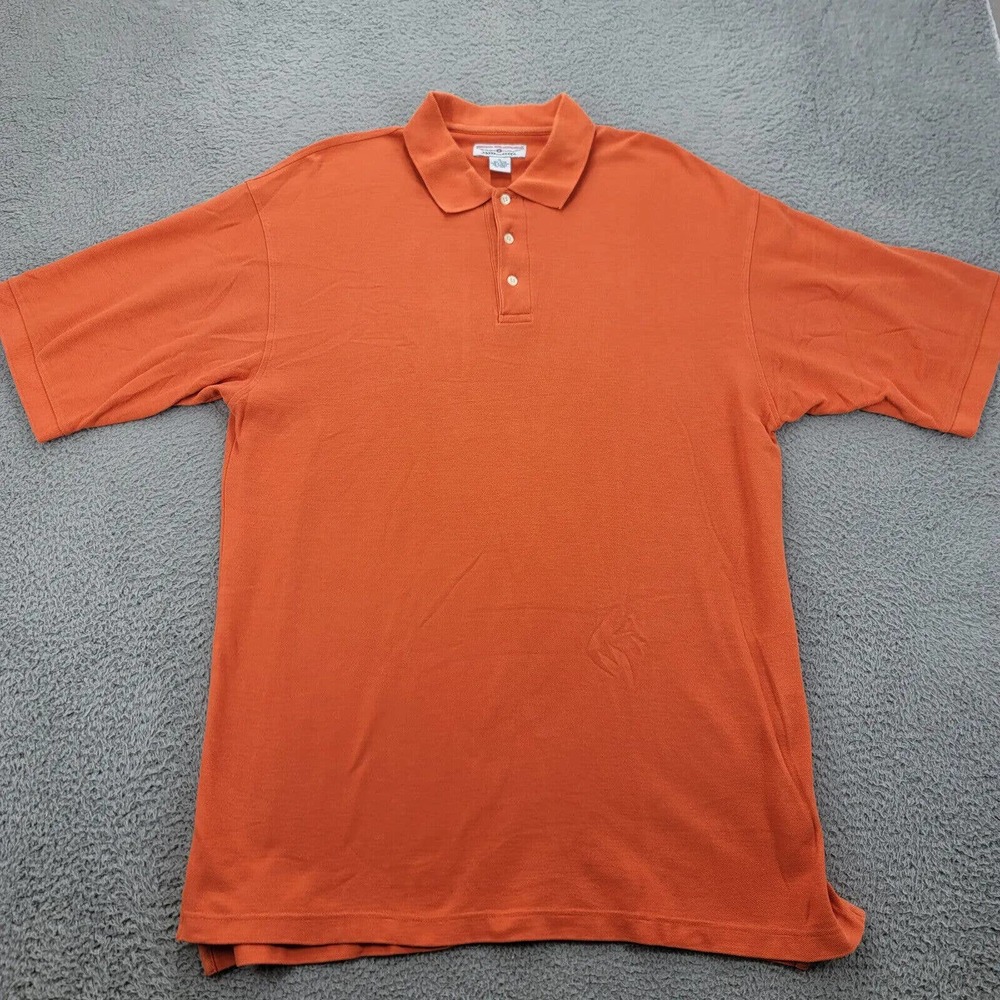 Boca Classics Shirt Mens XL Orange Polo‎ Golf Outdoors Casual Collared Preppy